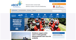 Desktop Screenshot of abcr.org.br