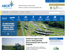Tablet Screenshot of abcr.org.br