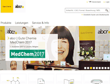 Tablet Screenshot of abcr.de